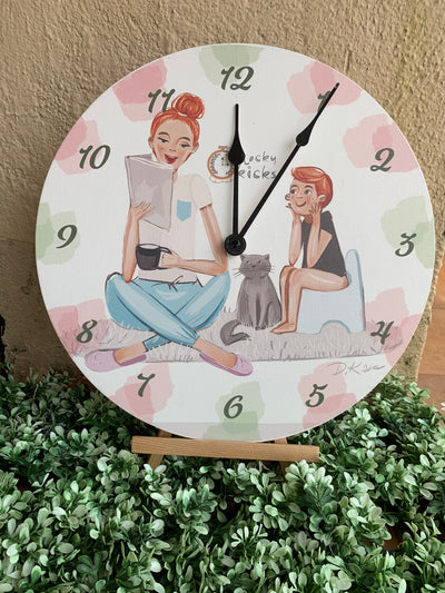 Bathroom Storytime Clock