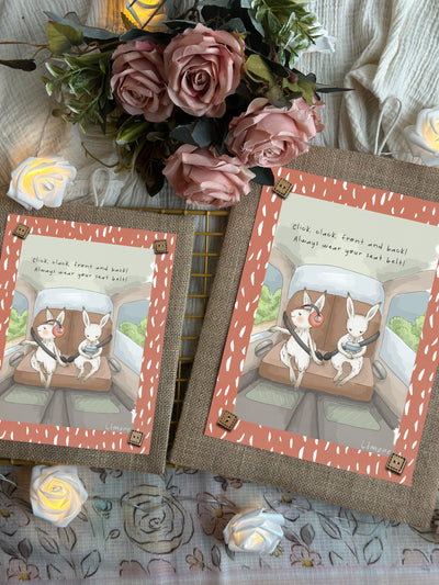Bunny’s Buckle Up Wall Art