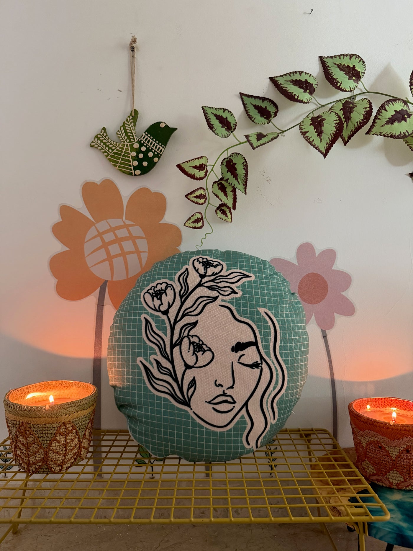 The Floral Aura Cushion