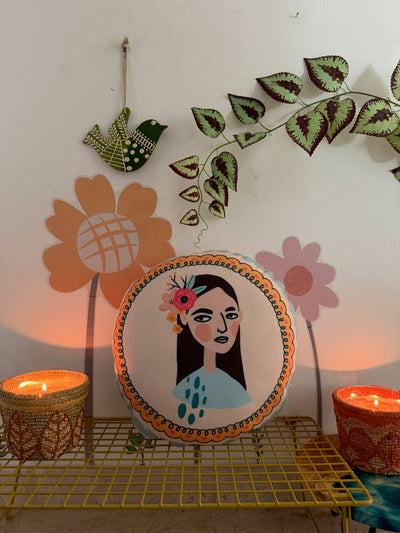 The Scandinavian Bloom Cushion