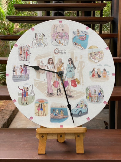 Three Amigos Clock