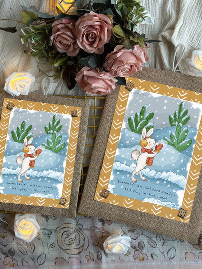 Snow Bunny Adventures Wall Art
