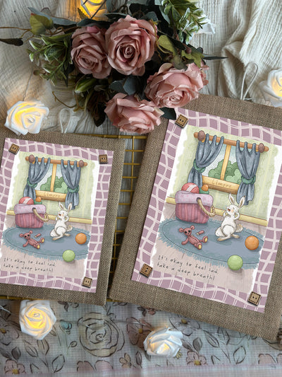 Take a Breath Bunny Wall Art