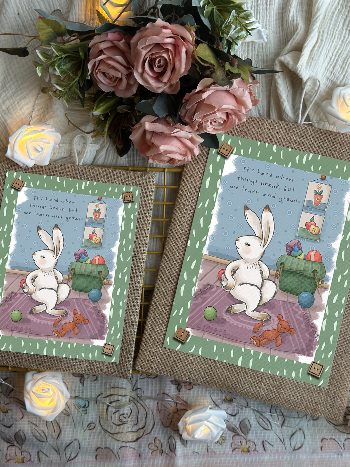 Bunny's Tough Day Wall Art
