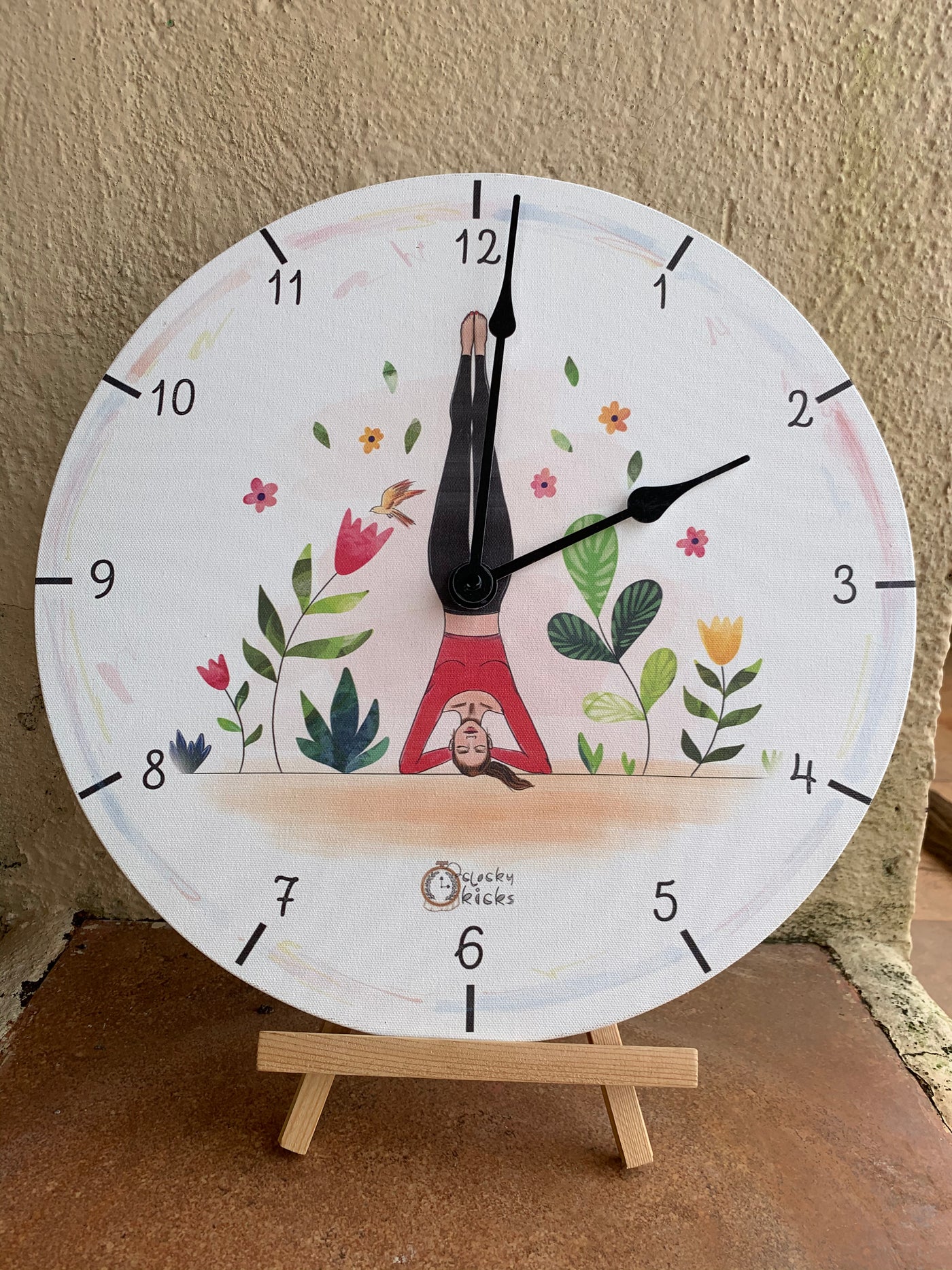 Zen Moments Clock: Yoga Clock Series