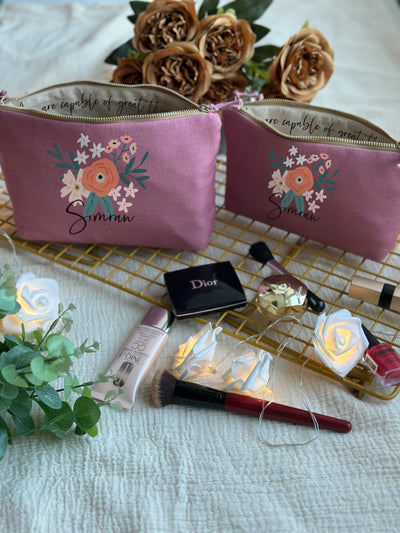 Blossom Hush Cosmetic Pouch