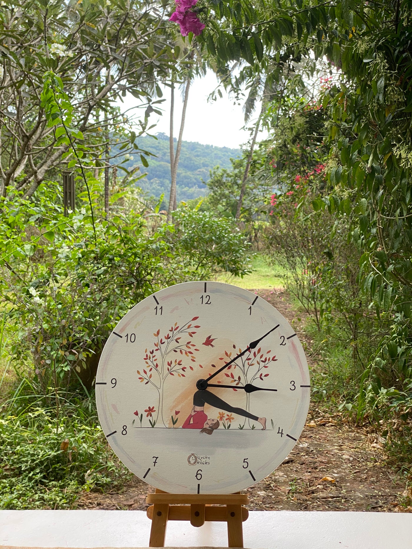 Asana Time Clock: Yoga Clock Series