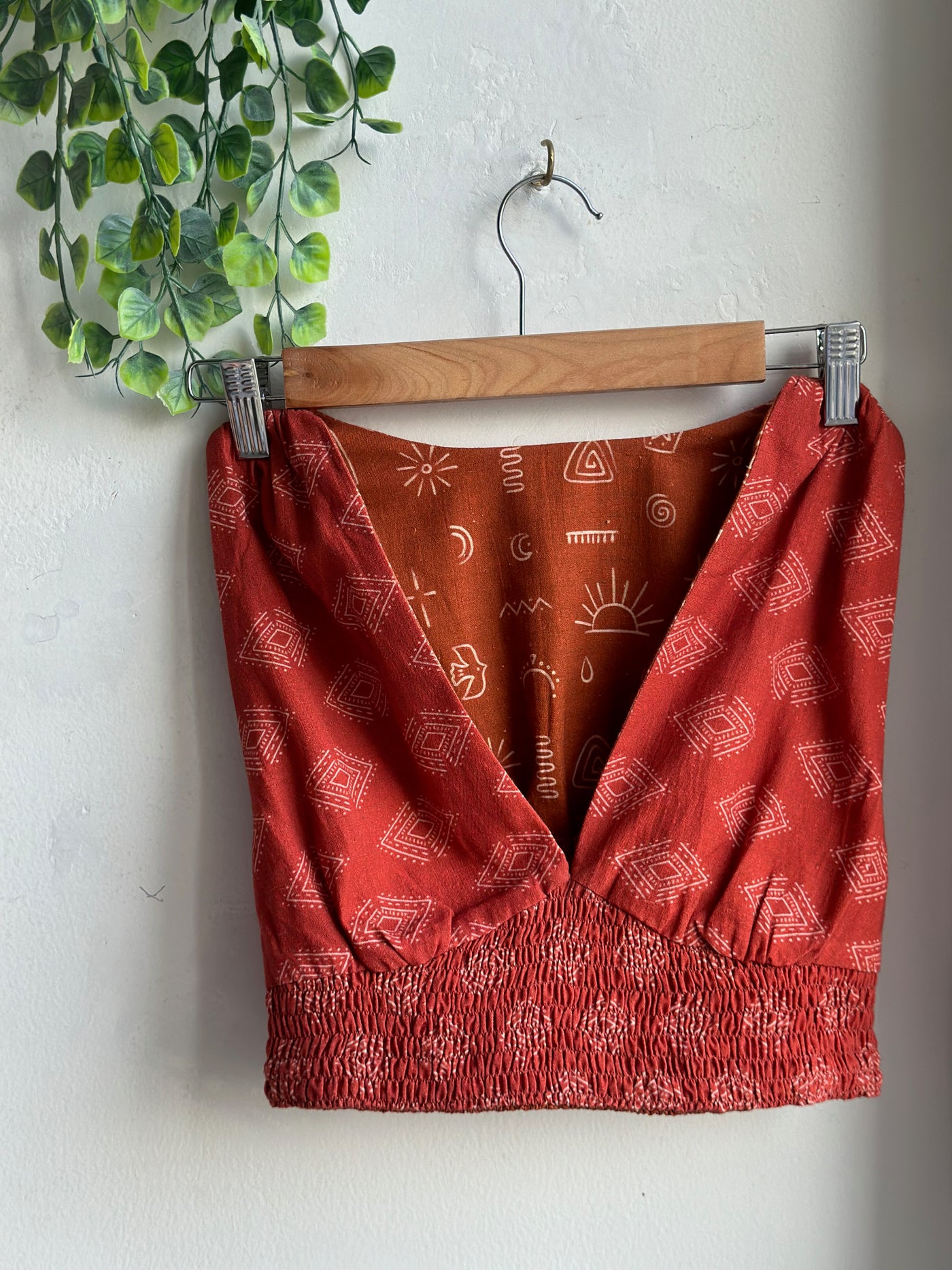 Rust Reversible Plunge Panache Bralette