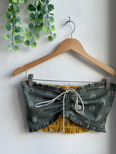 Yellow Reversible Butterfly Kiss Bralette