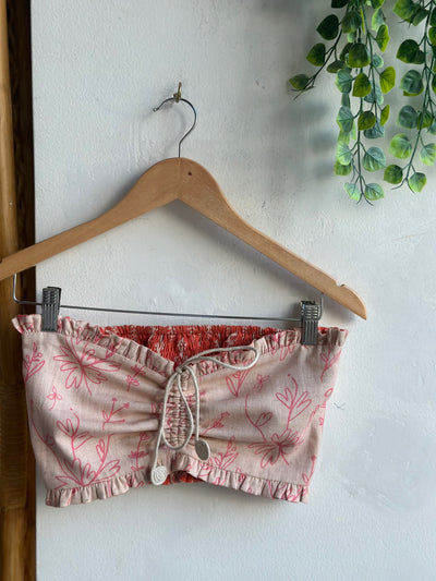 Fiery Orange Reversible Butterfly Kiss Bralette