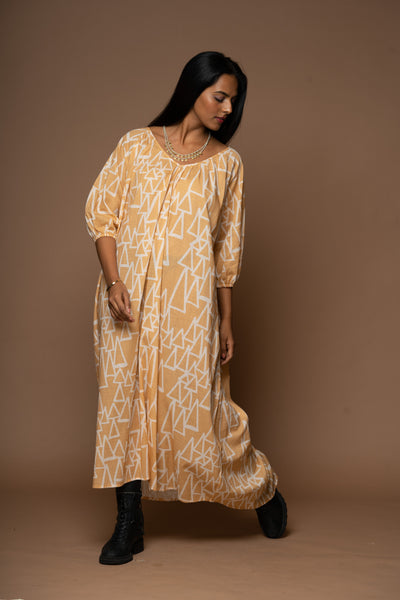 Ease and Breeze Long Maxi Dress in the Struggle and Joy Pattern