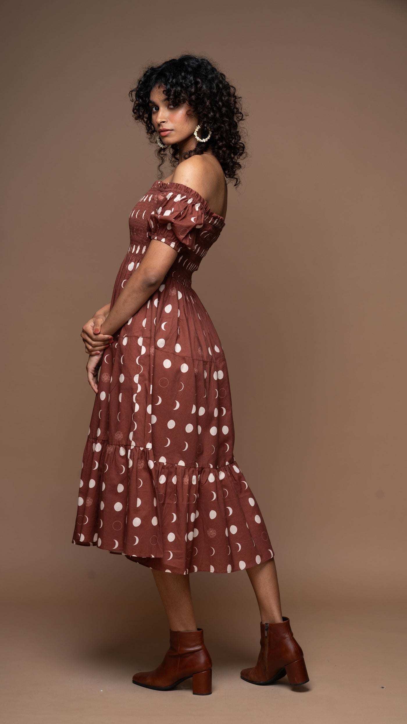 Easy Elegance Midi Dress in I will be back Pattern