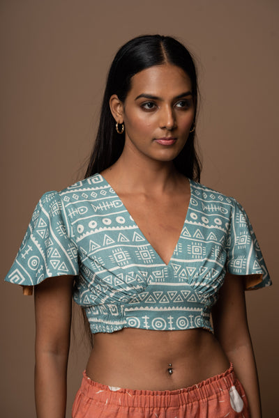 Sage Reversible Flutter and Flow Bralette