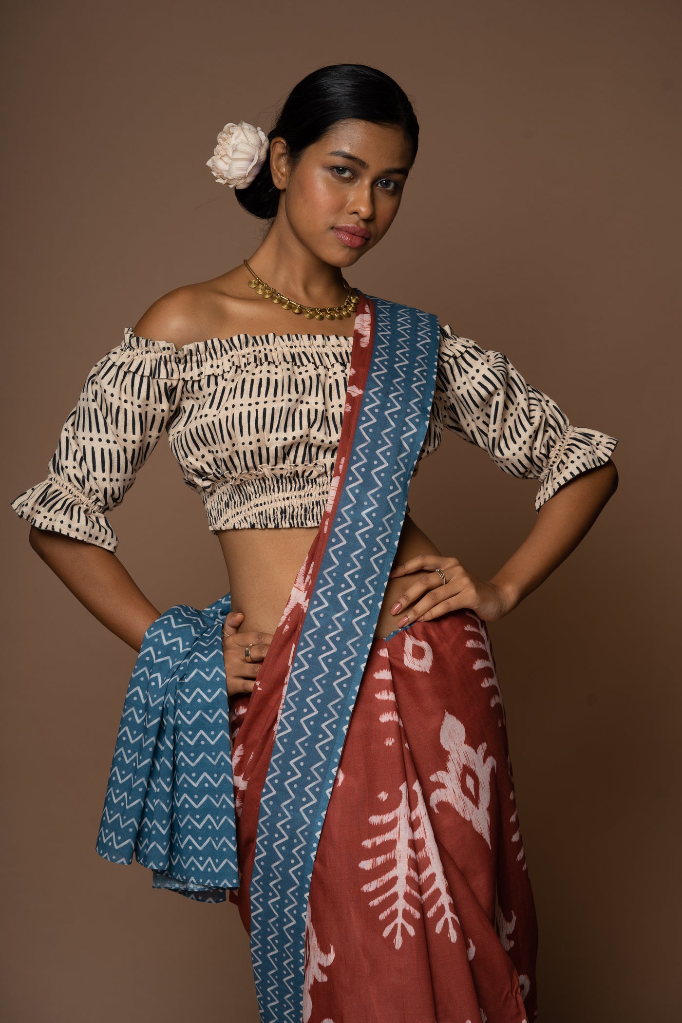 Chic in the Valley Cotton Sari