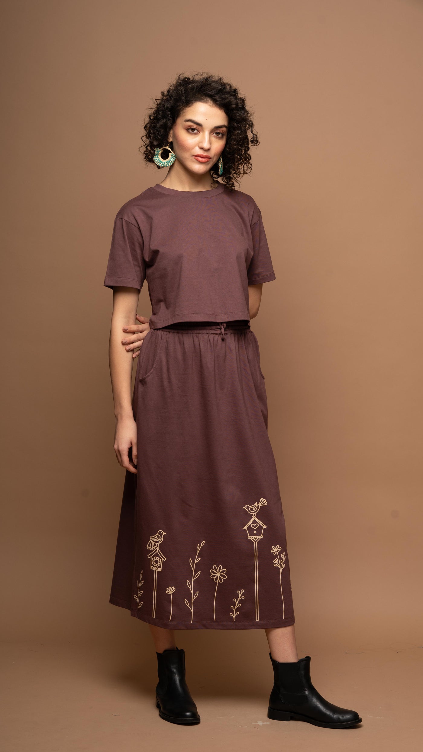 Earth Song - Muted Plum Co-ord