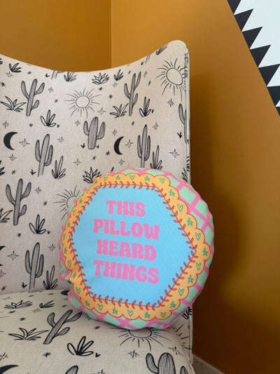 This Pillow Heard Things Cushion