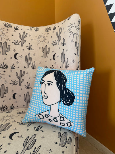 The Thoughtful Gaze Cushion