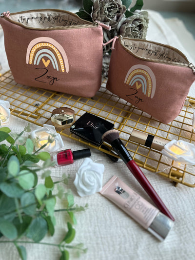 Rainbow Whispers Makeup Pouch