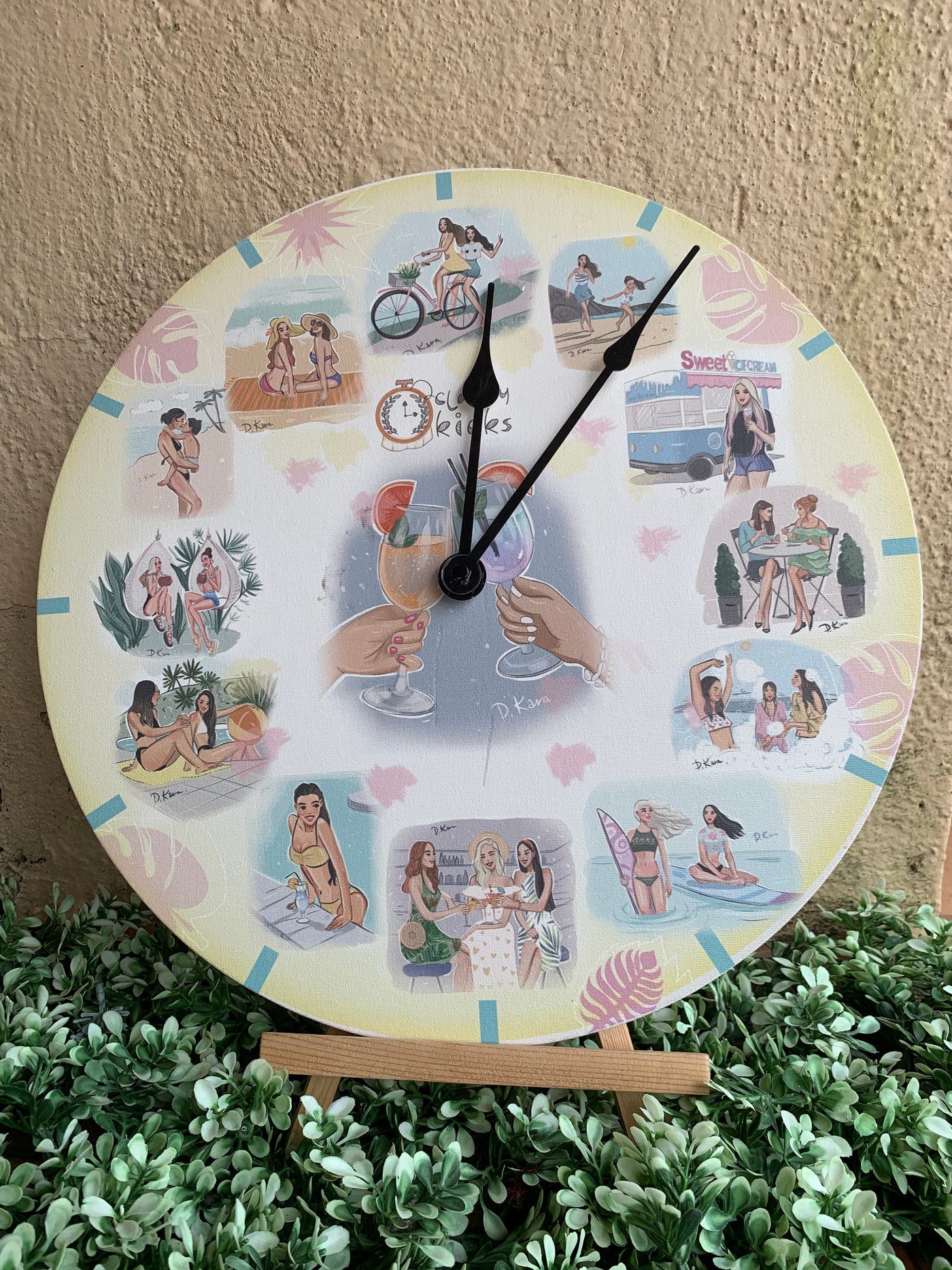 Summer Bliss Clock