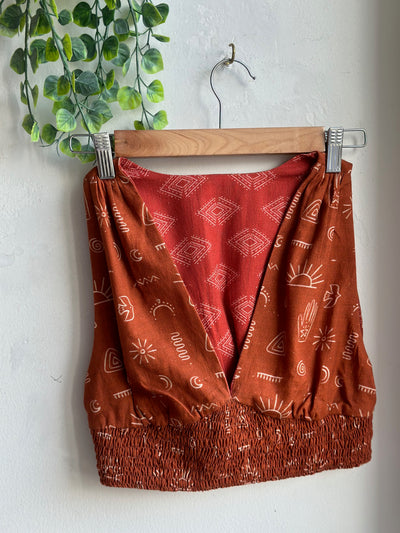 Rust Reversible Plunge Panache Bralette