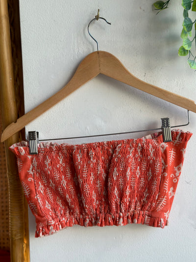 Fiery Orange Reversible Butterfly Kiss Bralette
