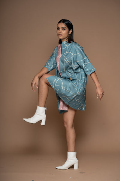 Whirlwind Reversible Short Trench Coat