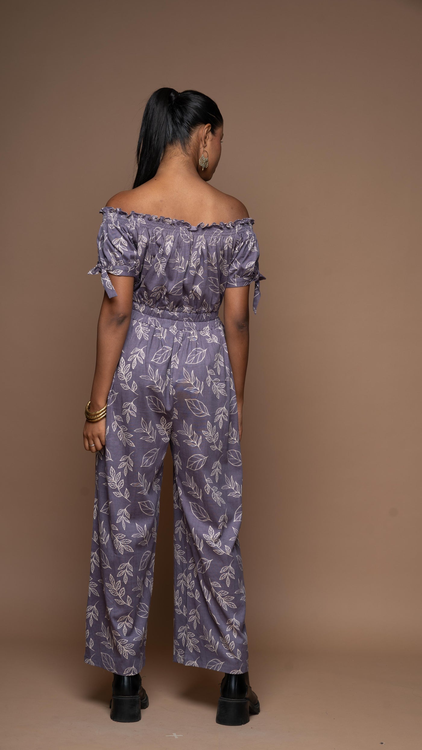 Sunkissed Shoulders Jumpsuit in Rising up Pattern