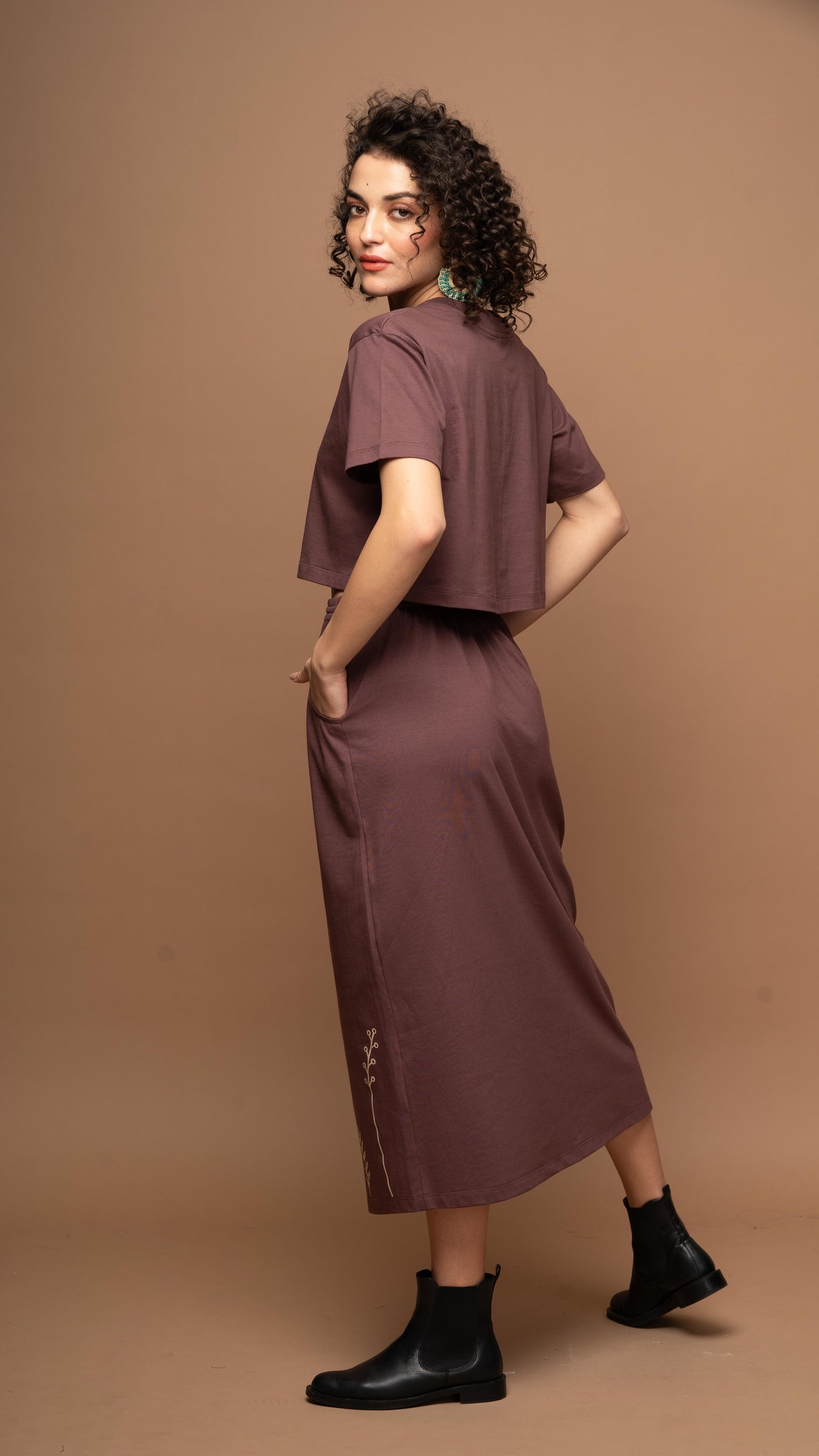 Earth Song - Muted Plum Co-ord