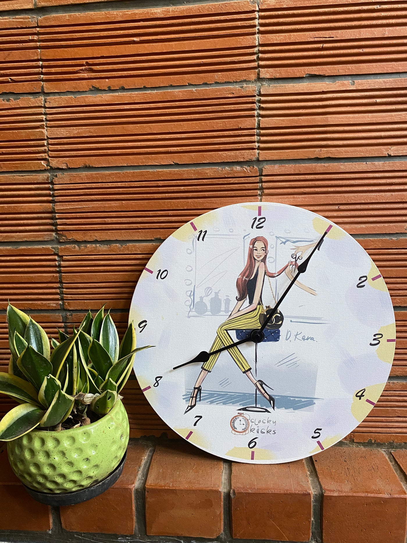 Scissor Stories Clock