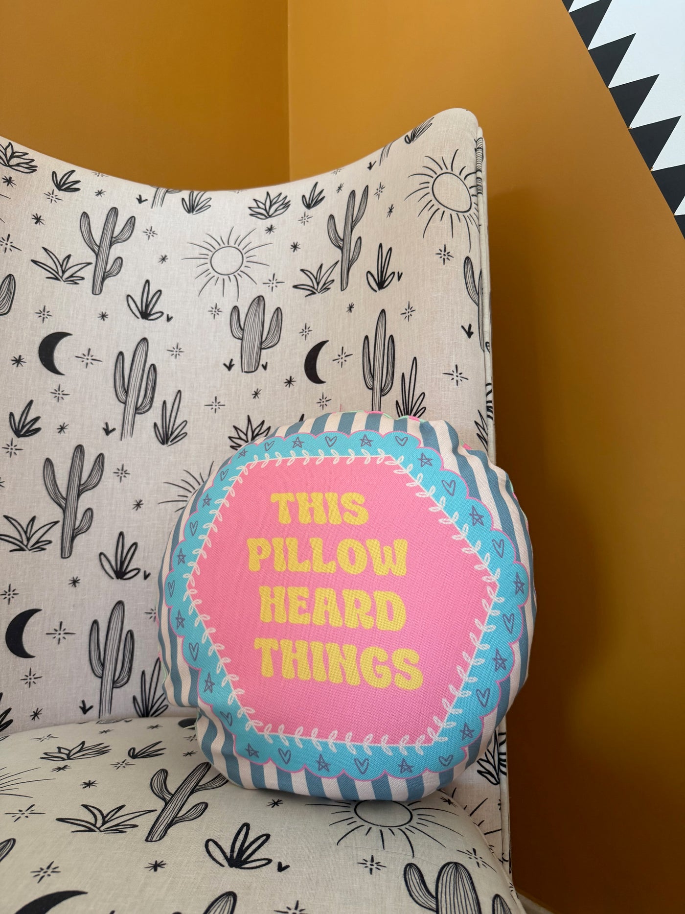 This Pillow Heard Things Cushion