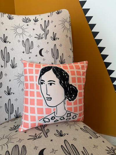 The Thoughtful Gaze Cushion