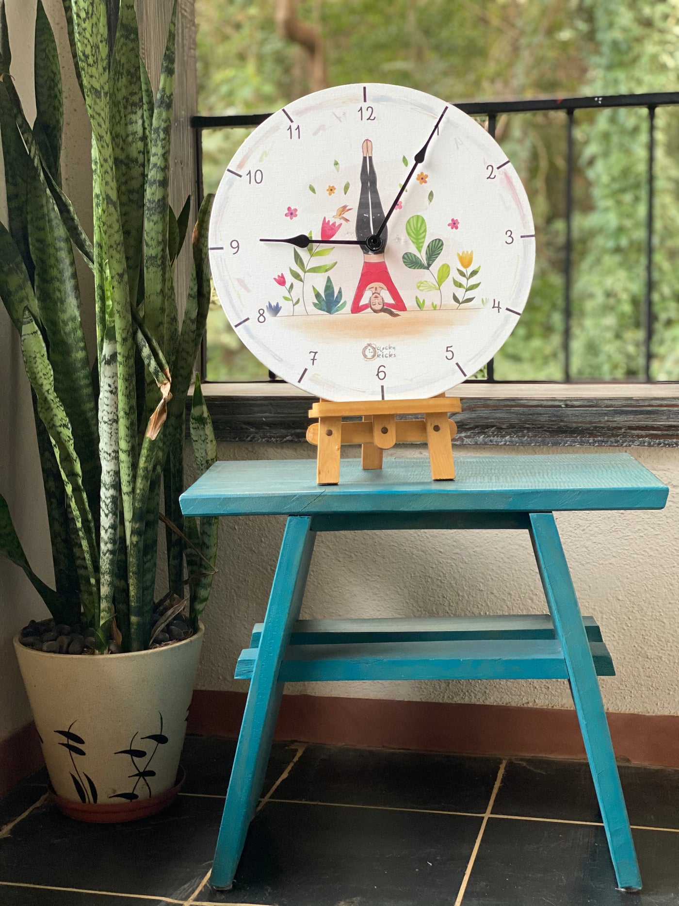 Zen Moments Clock: Yoga Clock Series