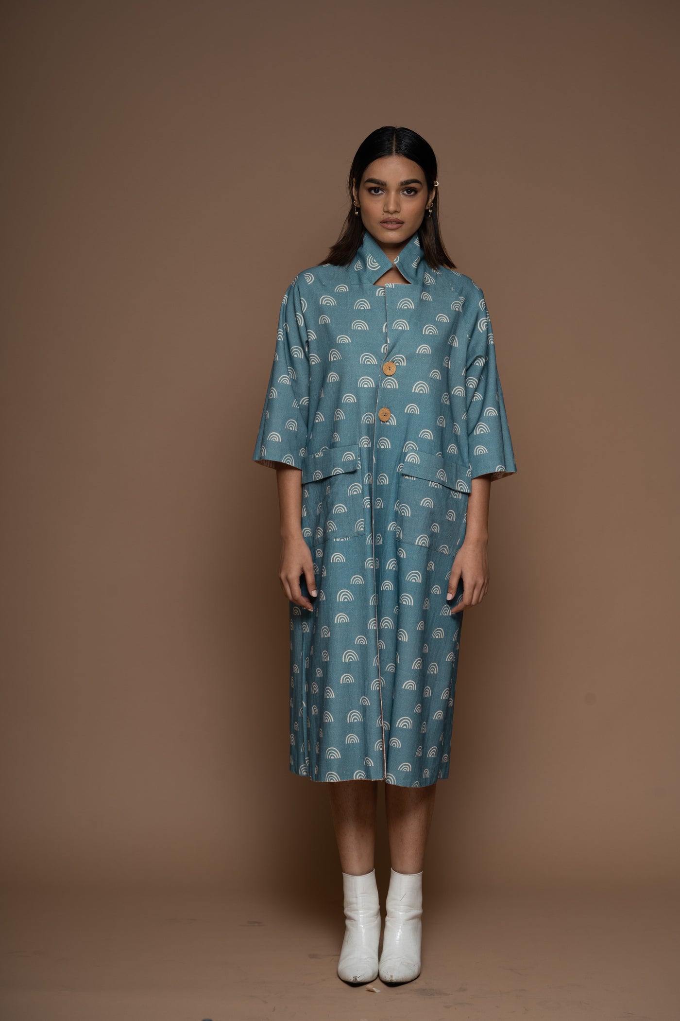 Jolly Reversible Long Trench Coat