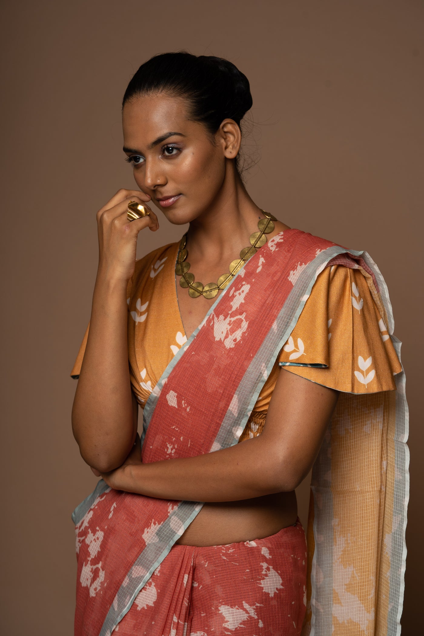 Burnt Sienna Kota Sari