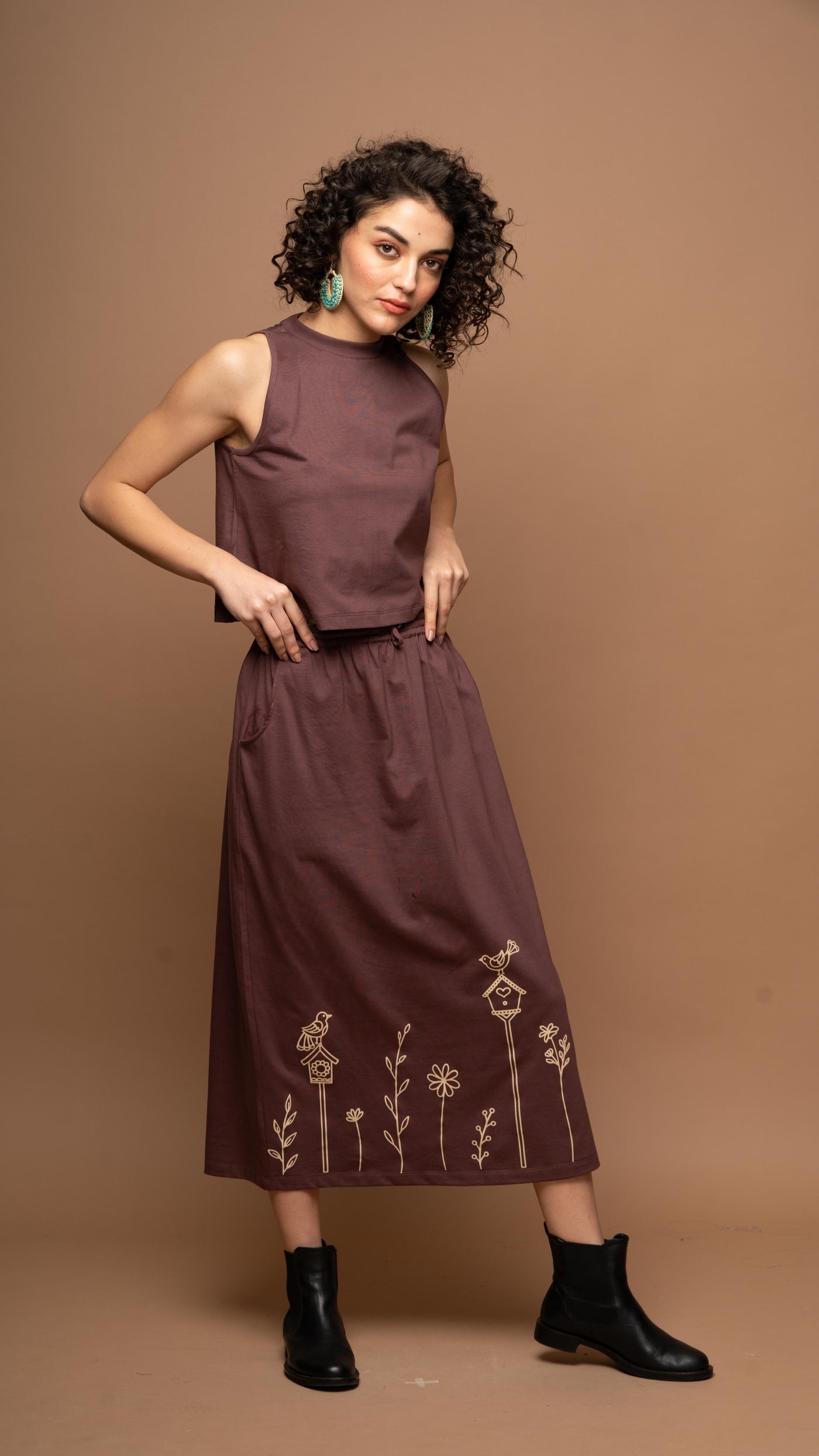 Earth Song - Muted Plum Co-ord