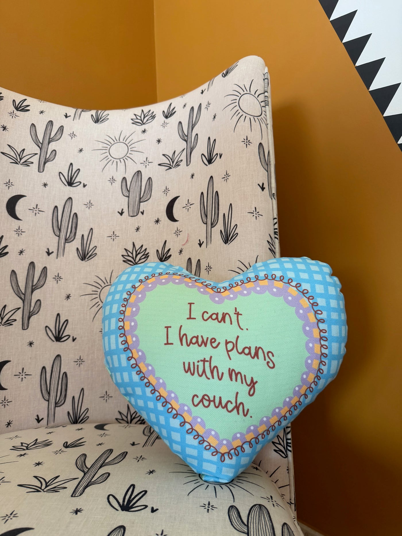 The Stay Home Plans Cushion