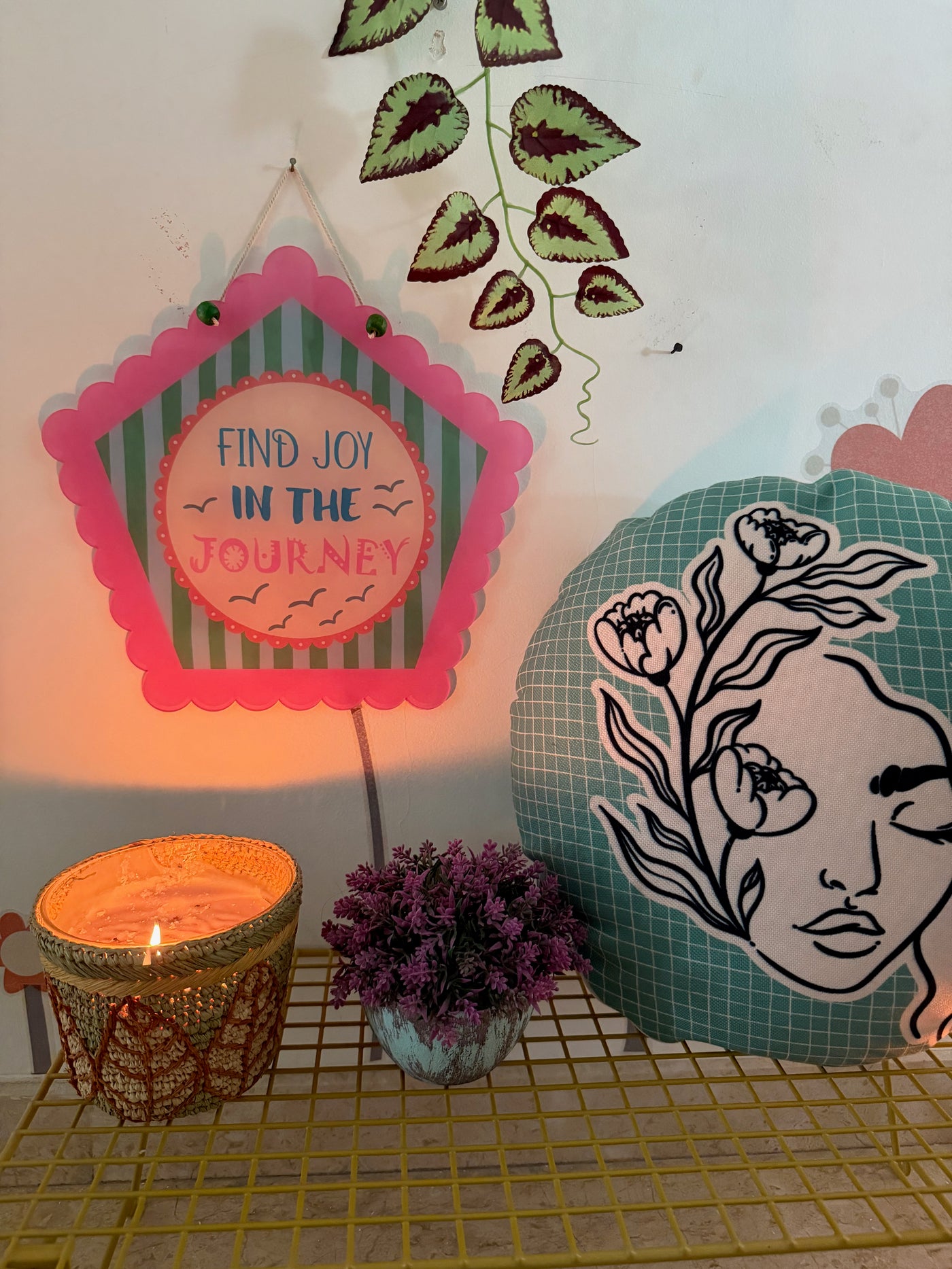 The Floral Aura Cushion