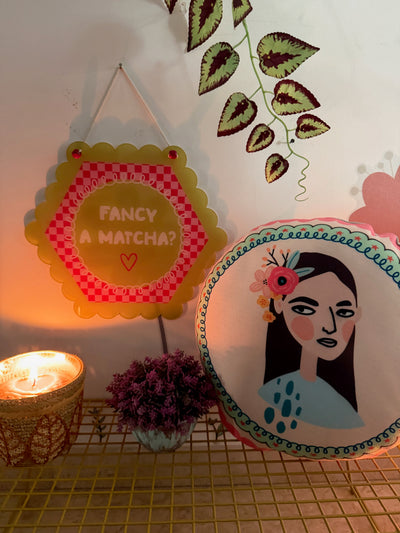 The Scandinavian Bloom Cushion