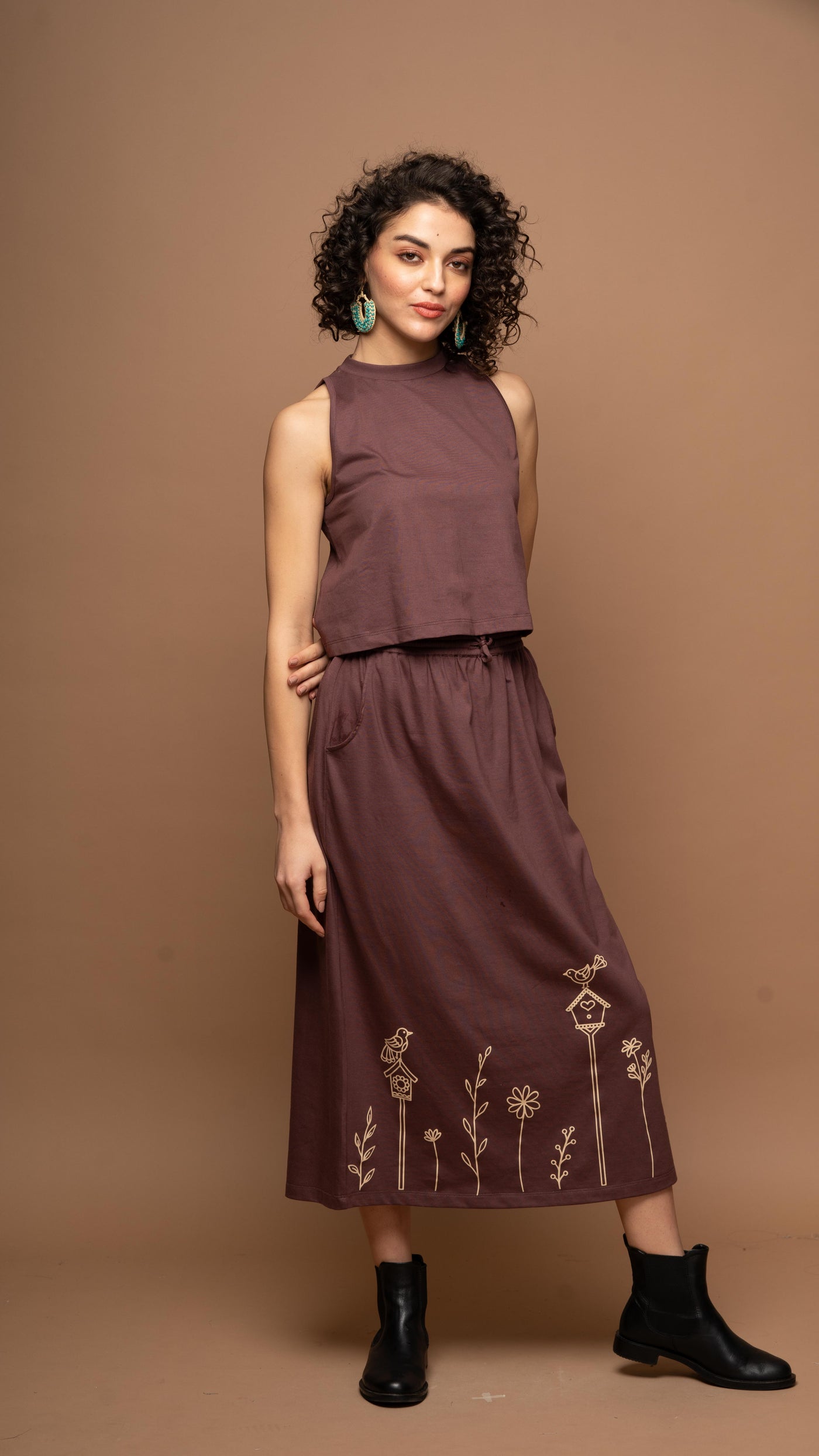 Earth Song - Muted Plum Co-ord