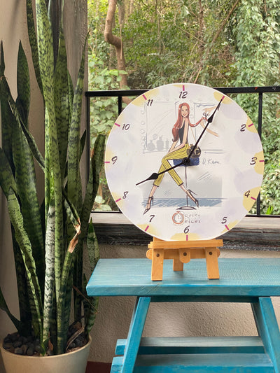 Scissor Stories Clock