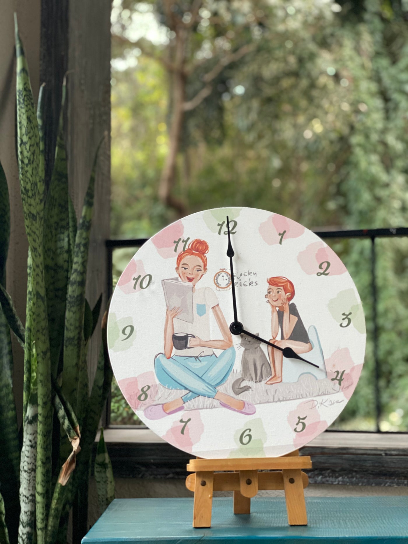 Bathroom Storytime Clock