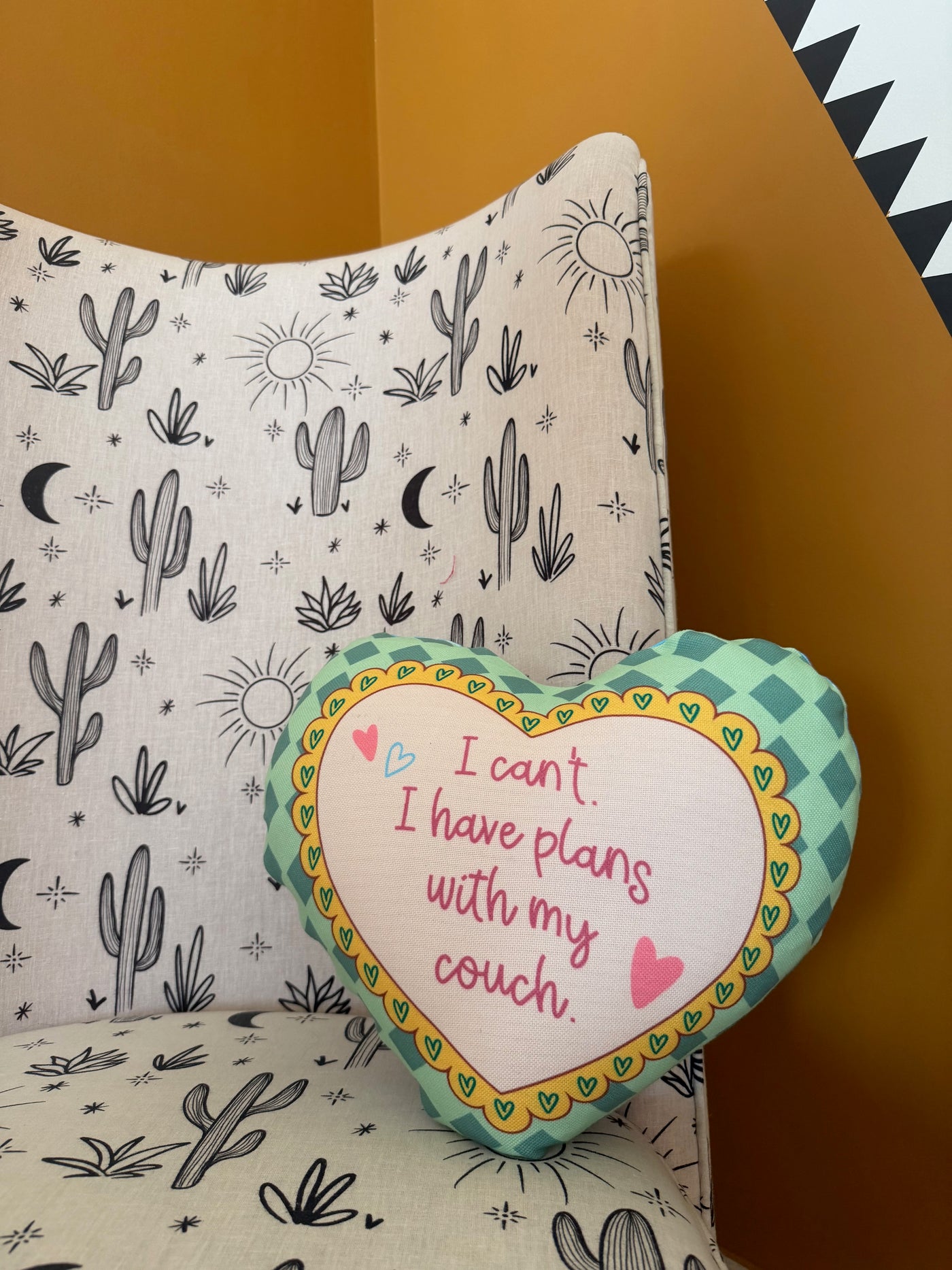 The Stay Home Plans Cushion