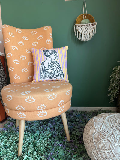 Serene Silhouette Cushion