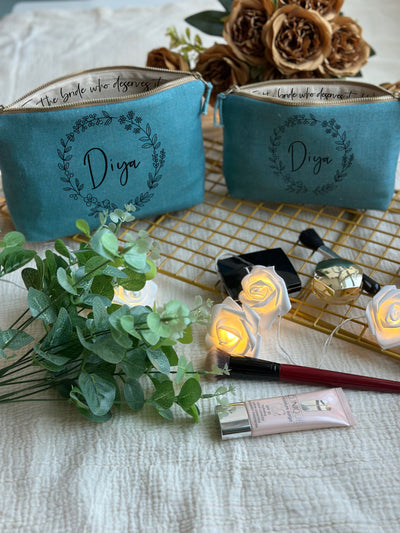 Whispering Wreath Cosmetic Pouch