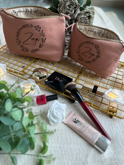 Whispering Wreath Cosmetic Pouch