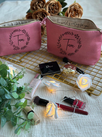 Whispering Wreath Cosmetic Pouch
