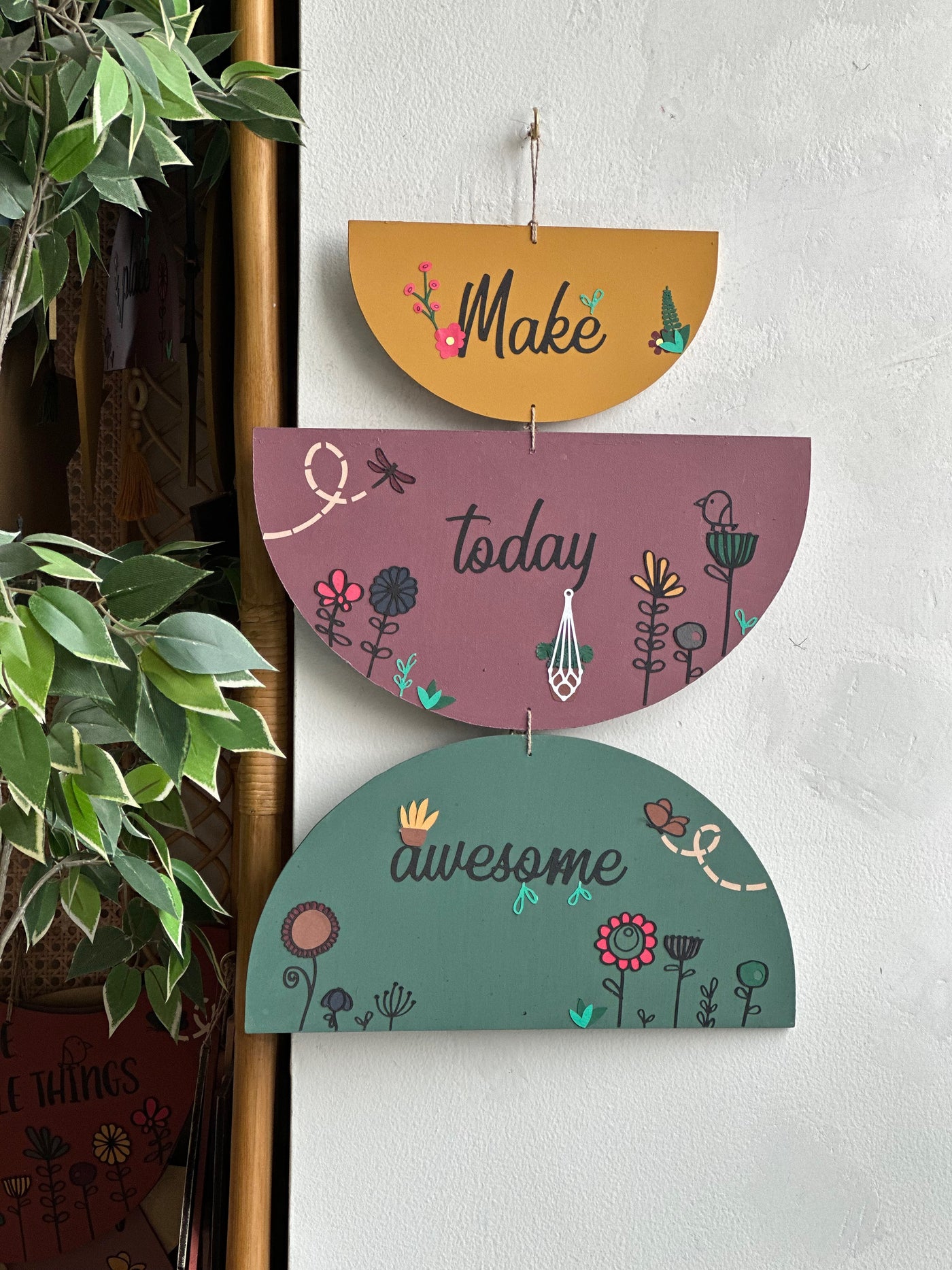 Make today awesome Enchanted wall art