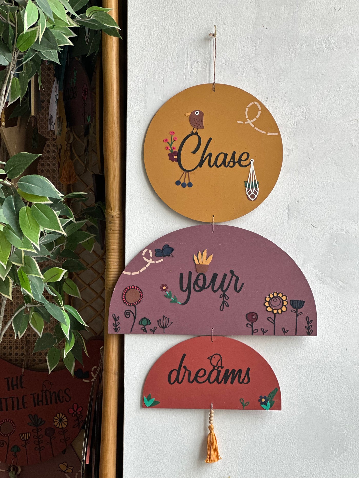 Chase your dreams enchanted wall art