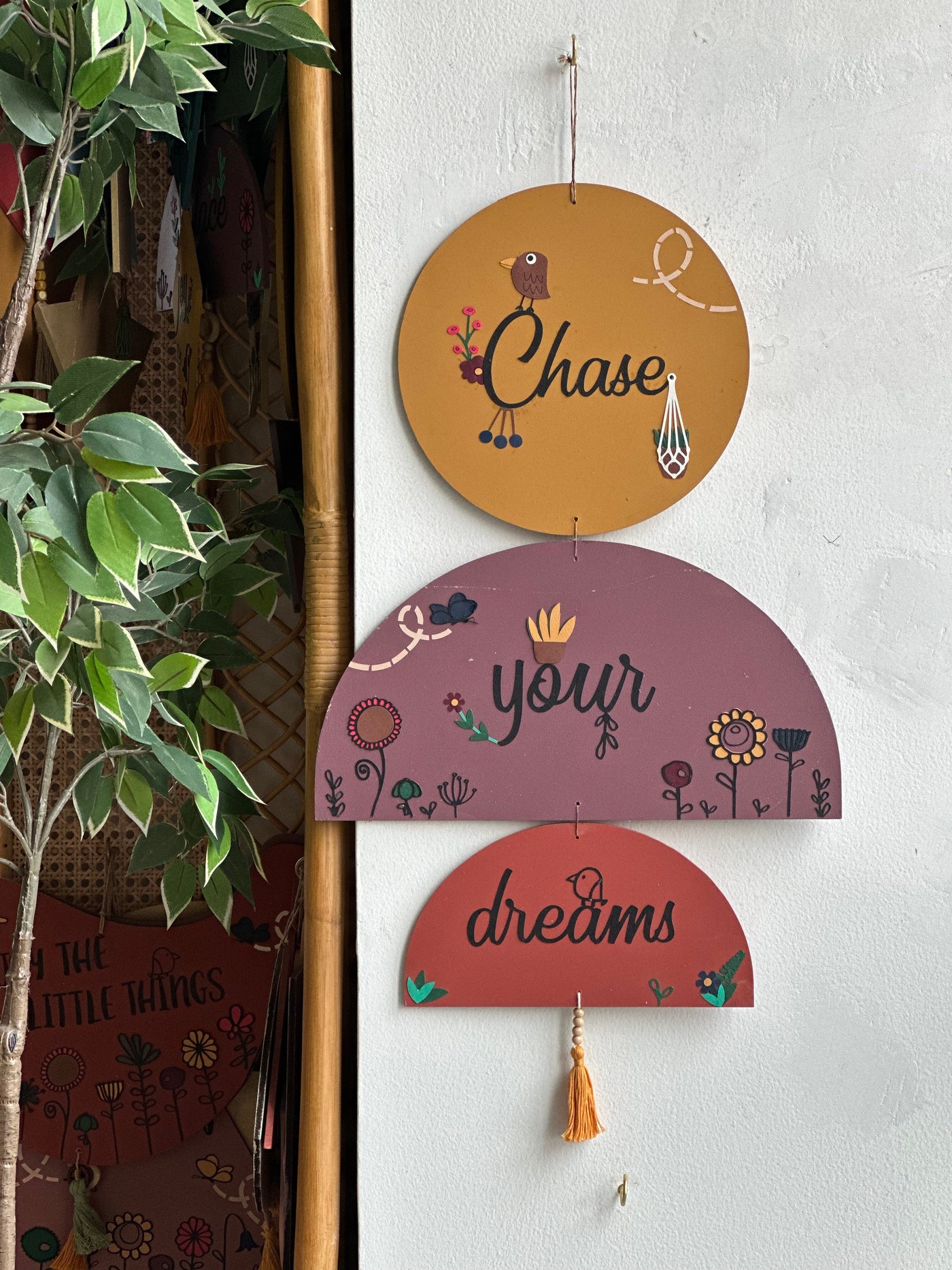 Chase your dreams enchanted wall art