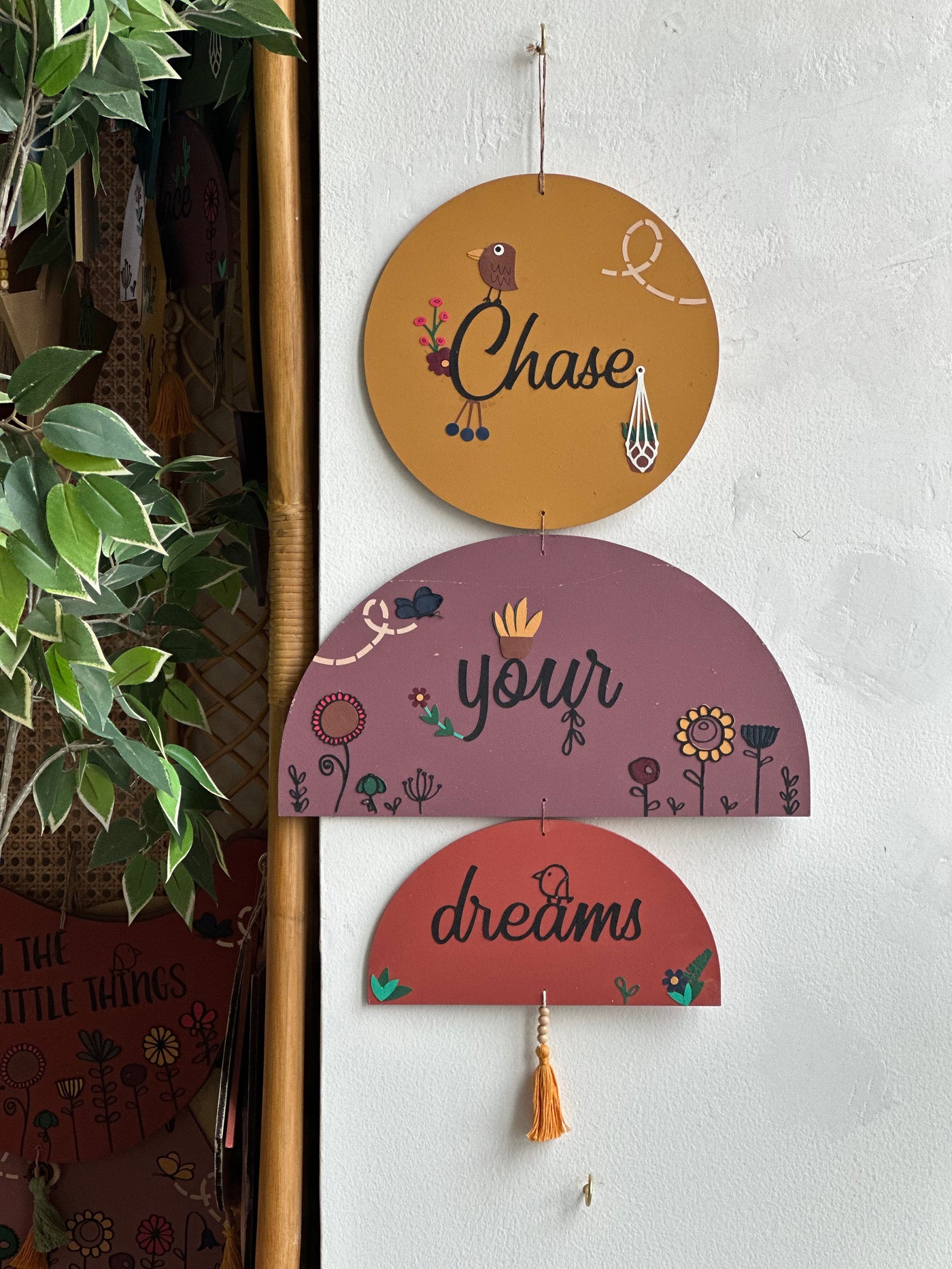 Chase your dreams enchanted wall art